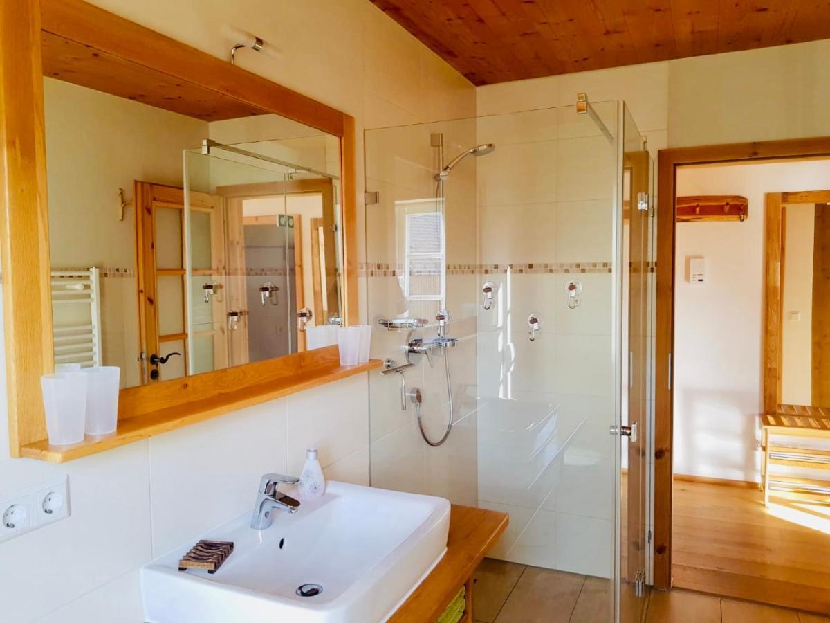 Ferienhaus Winterbergblick, Saechsische Schweiz ヒンターヘルムスドルフ エクステリア 写真